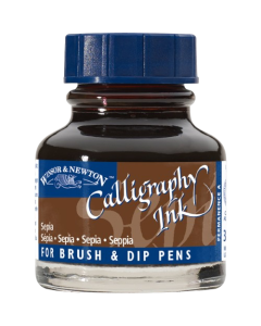 Winsor & Newton דיו לקליגרפיה גוון: Sepia