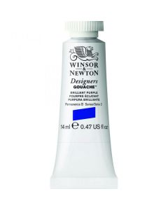 Winsor & Newton צבע גואש - Designers סריה 2 14 מ"ל מס גוון: W0455 שם גוון: Brill Purple