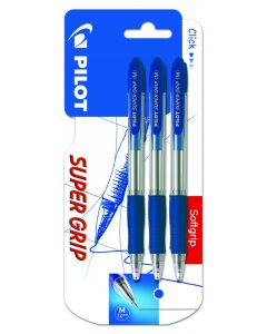 עט כדורי כ/כ/כ PILOT SuperGrip M  חב-3