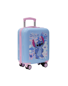 מזוודה טרולי "18 כחול Turbo Stitch