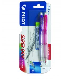 עפרון ורסטיל נאון סגול/ורוד 0.7+עופרת PILOT חב-2