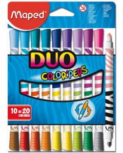 טוש דו צדדי חב-10 MAPED