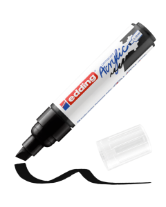 EDDING טוש אקריליק ראש קטום 5-10 מ"מ גוון traffic black