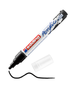 EDDING טוש אקריליק ראש עגול 2-3 מ"מ גוון black