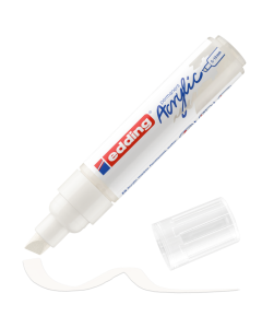 EDDING טוש אקריליק ראש קטום 5-10 מ"מ גוון traffic white