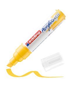 EDDING טוש אקריליק ראש קטום 5-10 מ"מ גוון traffic yellow