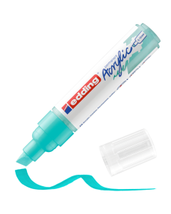 EDDING טוש אקריליק ראש קטום 5-10 מ"מ גוון opul. Turquoise