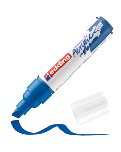 EDDING טוש אקריליק ראש קטום 5-10 מ"מ גוון gentian blue