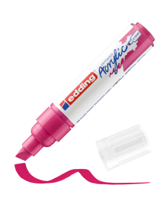 EDDING טוש אקריליק ראש קטום 5-10 מ"מ גוון telemagenta