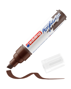 EDDING טוש אקריליק ראש קטום 5-10 מ"מ גוון chocolate brown