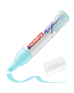 EDDING טוש אקריליק ראש קטום 5-10 מ"מ גוון pastel blue