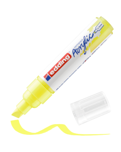 EDDING טוש אקריליק ראש קטום 5-10 מ"מ גוון neon yellow
