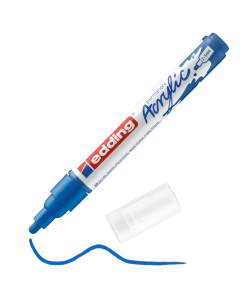 EDDING טוש אקריליק ראש עגול 2-3 מ"מ גוון gentian blue