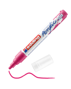 EDDING טוש אקריליק ראש עגול 2-3 מ"מ גוון telemagenta