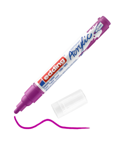 EDDING טוש אקריליק ראש עגול 2-3 מ"מ גוון berry