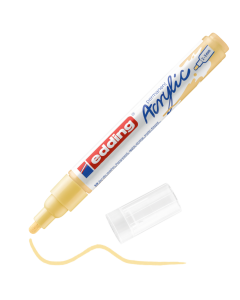 EDDING טוש אקריליק ראש עגול 2-3 מ"מ גוון pastel yellow