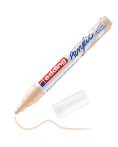 EDDING טוש אקריליק ראש עגול 2-3 מ"מ גוון warm beige