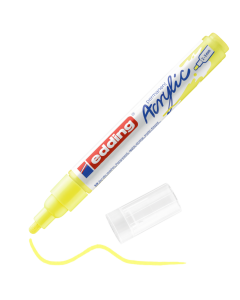 EDDING טוש אקריליק ראש עגול 2-3 מ"מ גוון neon yellow