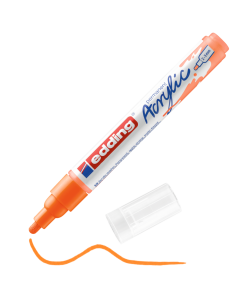 EDDING טוש אקריליק ראש עגול 2-3 מ"מ גוון neon orange