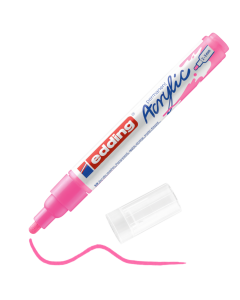 EDDING טוש אקריליק ראש עגול 2-3 מ"מ גוון neon pink