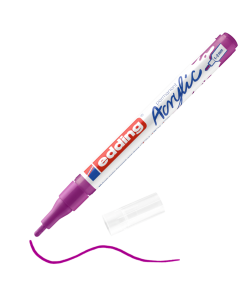 EDDING טוש אקריליק ראש עגול 1-2 מ"מ גוון berry