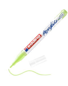 EDDING טוש אקריליק ראש עגול 1-2 מ"מ גוון pastel green
