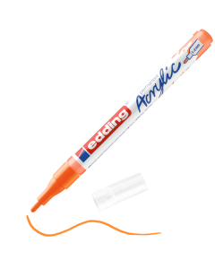 EDDING טוש אקריליק ראש עגול 1-2 מ"מ גוון neon orange