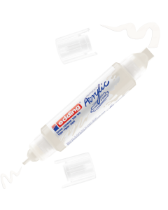 EDDING טוש אקריליק דו צדדי 3D גוון tr.white