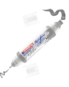 EDDING טוש אקריליק דו צדדי 3D גוון silver