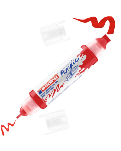 EDDING טוש אקריליק דו צדדי 3D גוון traf.red