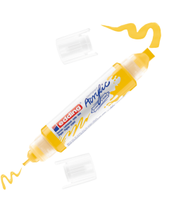EDDING טוש אקריליק דו צדדי 3D גוון tr.yellow