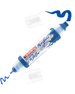 EDDING טוש אקריליק דו צדדי 3D גוון gen.blue