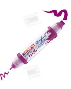 EDDING טוש אקריליק דו צדדי 3D גוון berry