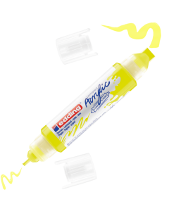 EDDING טוש אקריליק דו צדדי 3D גוון neon yel