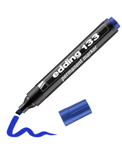 EDDING טוש פרמננט 133 ראש קטום 1.5-3 מ"מ כחול