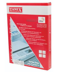 מדבקות לייזר לבנות 280*210 מארז 200 דף TANEX