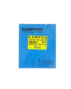 מחברת סיכה CAMPUS A5 צבע שורה חב-5