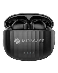 אוזניות MTWS150 סיליקון שחור MIRACASE