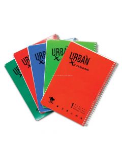 מחברת ספירל  URBAN PP נושא 1 משובץ חב-5