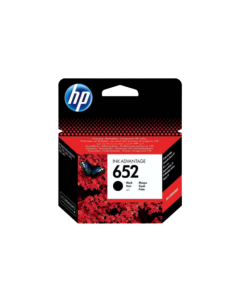 ‏ראש דיו ‏שחור HP 652 F6V25AE