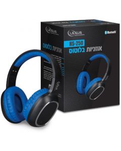 אוזניות ON-EAR +מיק LEXUS HS-250 BT שחור/כחול