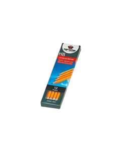 עפרונות HB עם מחק 12 יח'