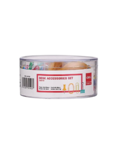 סט גומיות,מהדקים,לחצנים,נעצים deli