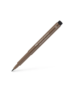 Faber Castell טוש-מכחול - Pitt artist pen B שם גוון: Walnut Brown מס גוון: 177