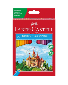 Faber Castell עפרון צבעוני - סט אדומה 36 יח