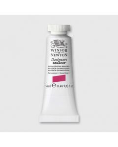Winsor & Newton צבע גואש Designers מ"ל 14 שם גוון: Quinacridone magenta סריה 3 מספר גוון: W0550