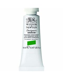 Winsor & Newton צבע גואש - Designers סריה 2 14 מ"ל מס גוון: W0484 שם גוון: PERM Green MID