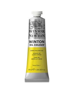 Winsor & Newton צבע שמן ווינטון 37 מ"ל Lemon Yellow Hue מספר גוון:W0346