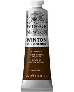 Winsor & Newton צבע שמן ווינטון 37 מ"ל Raw Umber גוון:0554