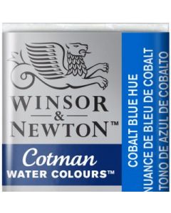 Winsor & Newton צבע מים - Cotman חצי קוביה שם גוון: Cobalt Blue Hue מס גוון: W0179